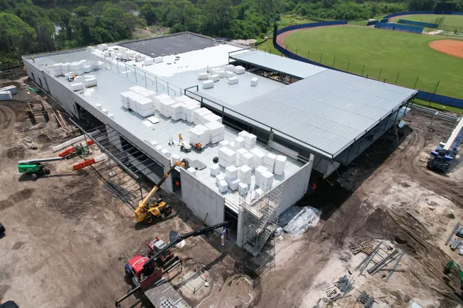 Gilbane tops out New York Mets' $60M player development complex in Florida