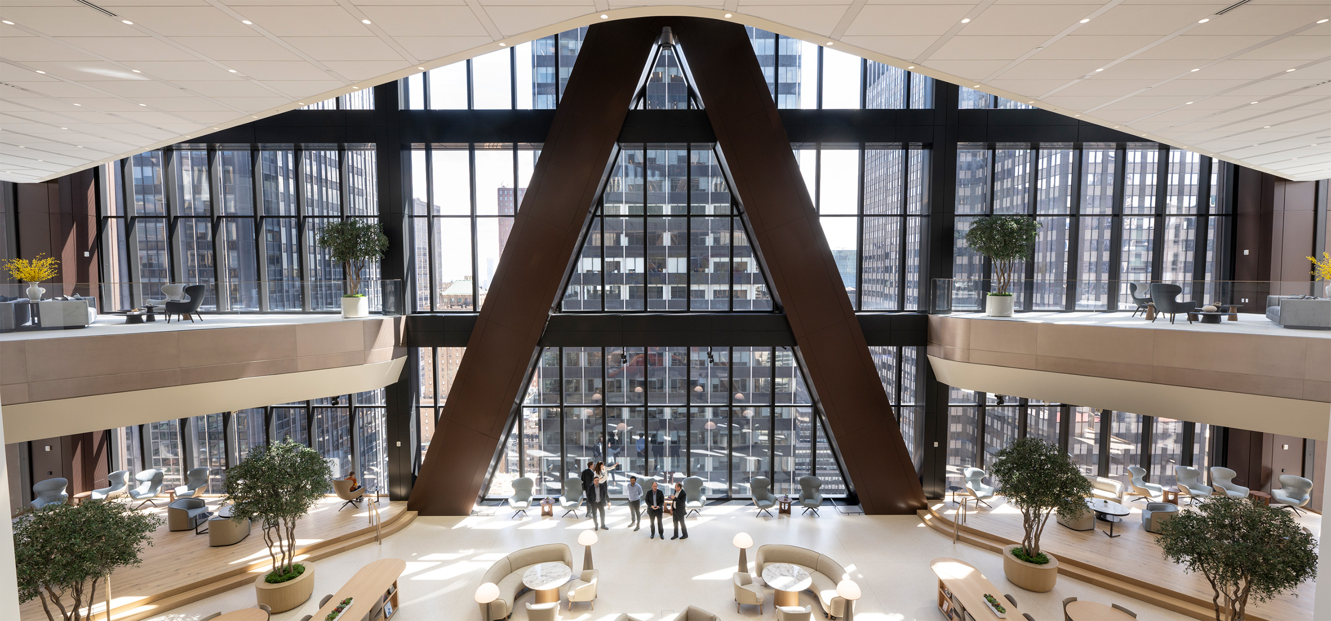 JRM Construction Management 承建摩根大通全球总部内装工程获 ENR 纽约室内类别最佳项目奖